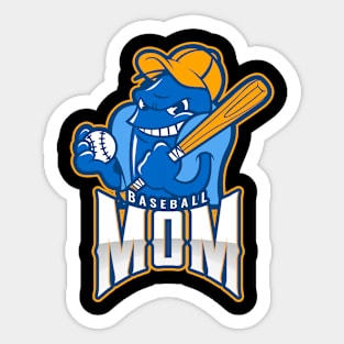 Baseball Mom Sticker